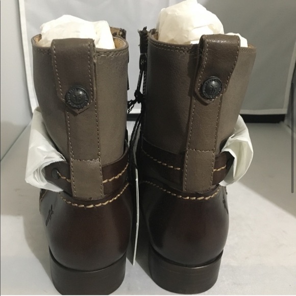 EUC Frye Molly Hook harness short gray boot - Picture 4 of 8